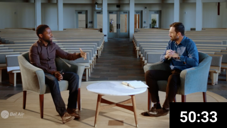 David Oyelowo and Dr. Drew Sams at BelAir Church